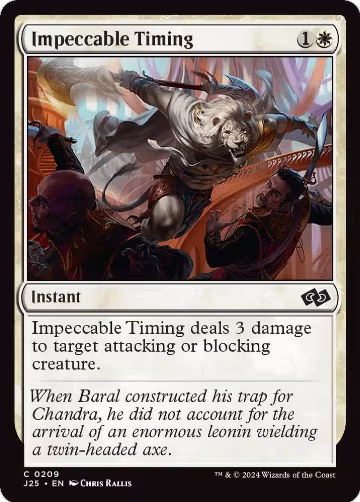 Impeccable Timing (209), Foundations Jumpstart — Magic card price