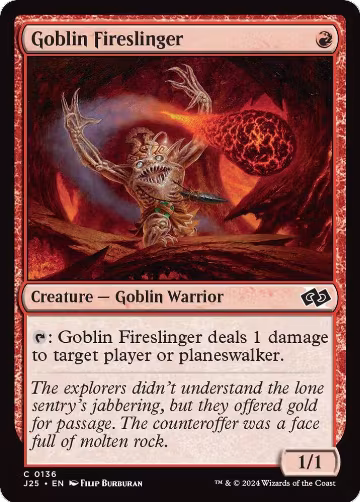 Goblin Fireslinger (136), Foundations Jumpstart — Magic card price