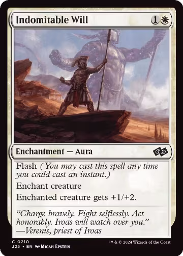 Indomitable Will (210), Foundations Jumpstart — Magic card price
