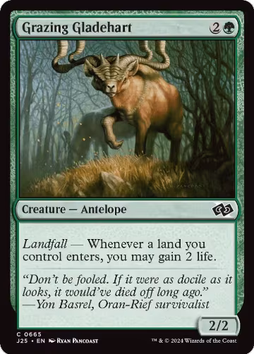 Grazing Gladehart (665), Foundations Jumpstart — Magic card price