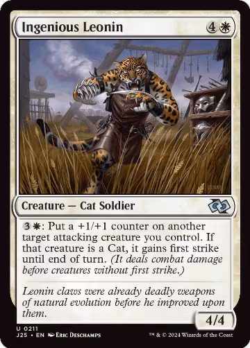 Ingenious Leonin (211), Foundations Jumpstart — Magic card price