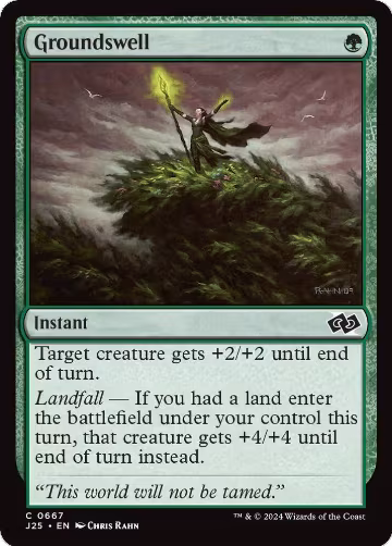 Groundswell (667), Foundations Jumpstart — Magic card price