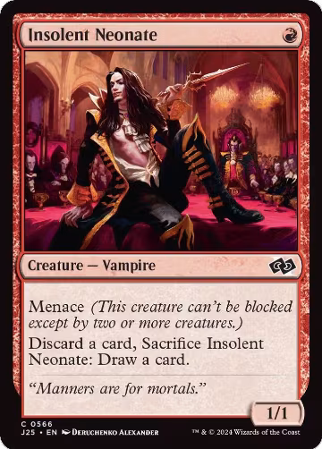 Insolent Neonate (566), Foundations Jumpstart — Magic card price