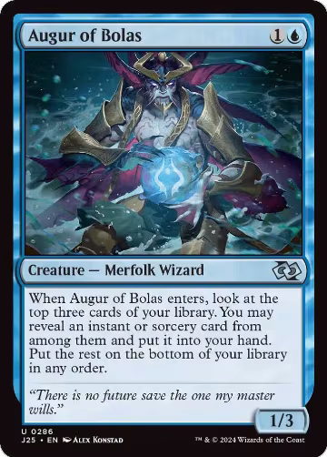 Augur of Bolas (286), Foundations Jumpstart — Magic card price
