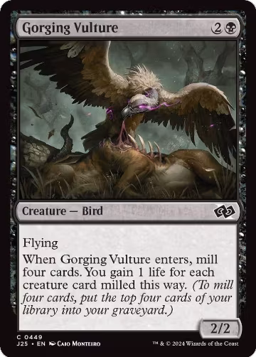 Gorging Vulture (449), Foundations Jumpstart — Magic card price