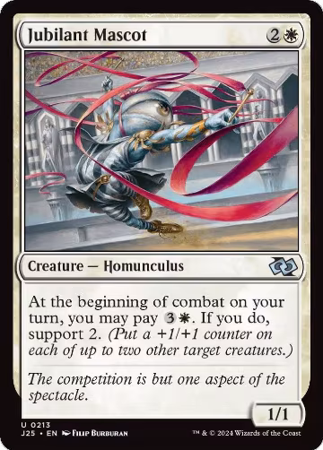 Jubilant Mascot (213), Foundations Jumpstart — Magic card price