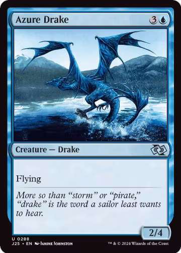 Azure Drake (288), Foundations Jumpstart — Magic card price
