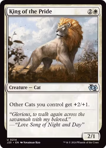 King of the Pride (214), Foundations Jumpstart — Magic card price