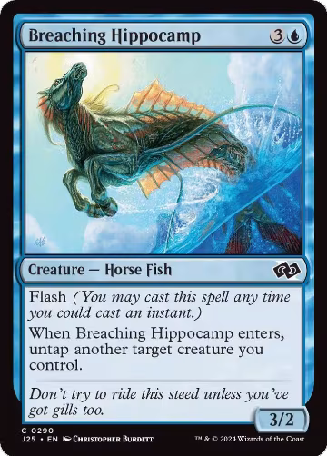 Breaching Hippocamp (290), Foundations Jumpstart — Magic card price