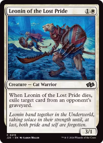 Leonin of the Lost Pride (215), Foundations Jumpstart — Magic card price