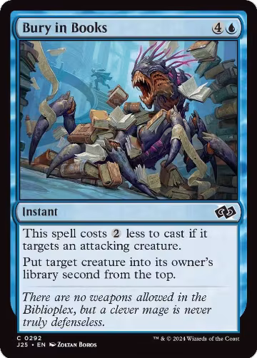 Bury in Books (292), Foundations Jumpstart — Magic card price