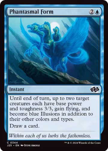 Phantasmal Form (344), Foundations Jumpstart — Magic card price