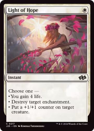 Light of Hope (217), Foundations Jumpstart — Magic card price