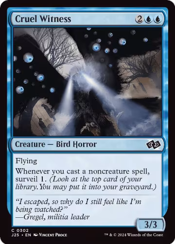 Cruel Witness (302), Foundations Jumpstart — Magic card price