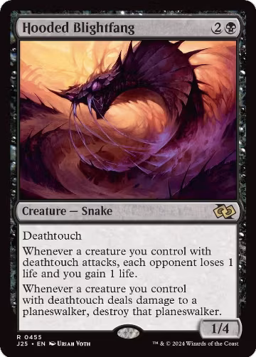 Hooded Blightfang (455), Foundations Jumpstart — Magic card price