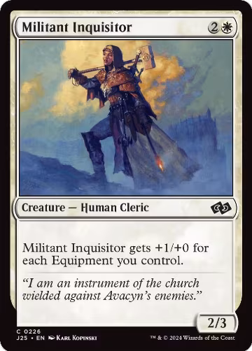 Militant Inquisitor (226), Foundations Jumpstart — Magic card price