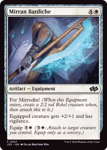 Mirran Bardiche (227), Foundations Jumpstart — Magic card price