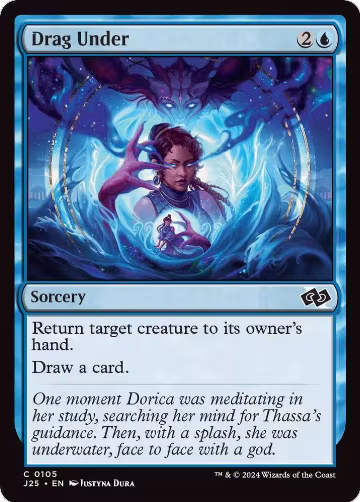 Drag Under (105), Foundations Jumpstart — Magic card price