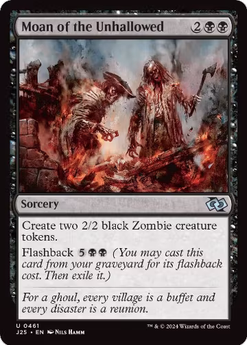 Moan of the Unhallowed (461), Foundations Jumpstart — Magic card price