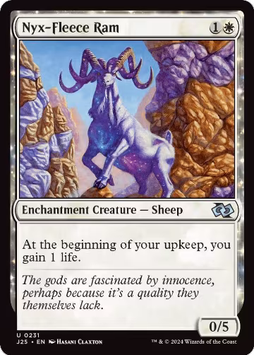 Nyx-Fleece Ram (231), Foundations Jumpstart — Magic card price