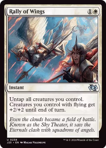 Rally of Wings (238), Foundations Jumpstart — Magic card price