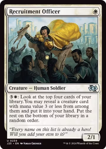 Recruitment Officer (239), Foundations Jumpstart — Magic card price