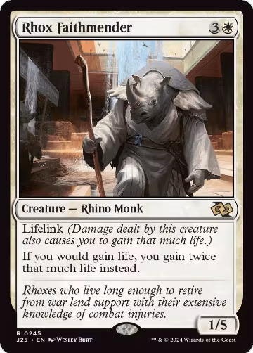 Rhox Faithmender (245), Foundations Jumpstart — Magic card price