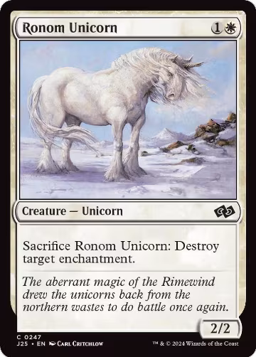 Ronom Unicorn (247), Foundations Jumpstart — Magic card price
