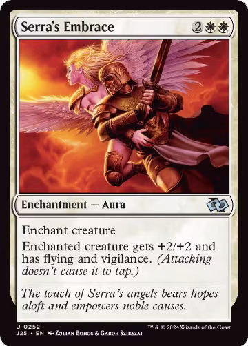 Serra's Embrace (252), Foundations Jumpstart — Magic card price
