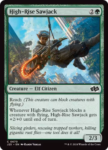 High-Rise Sawjack (670), Foundations Jumpstart — Magic card price