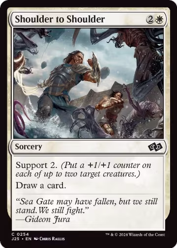 Shoulder to Shoulder (254), Foundations Jumpstart — Magic card price