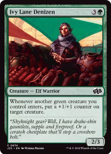 Ivy Lane Denizen (674), Foundations Jumpstart — Magic card price