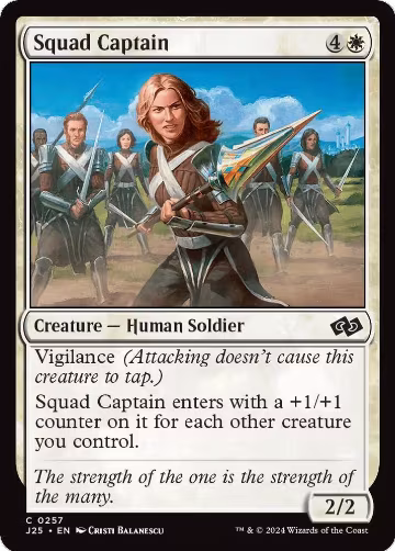 Squad Captain (257), Foundations Jumpstart — Magic card price