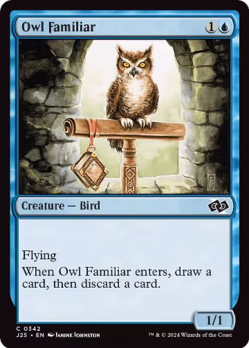 Owl Familiar (342), Foundations Jumpstart — Magic card price