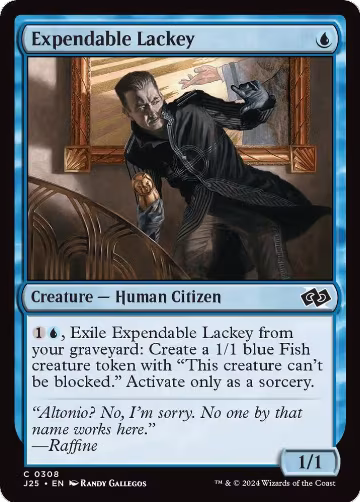 Expendable Lackey (308), Foundations Jumpstart — Magic card price
