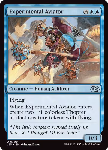 Experimental Aviator (309), Foundations Jumpstart — Magic card price