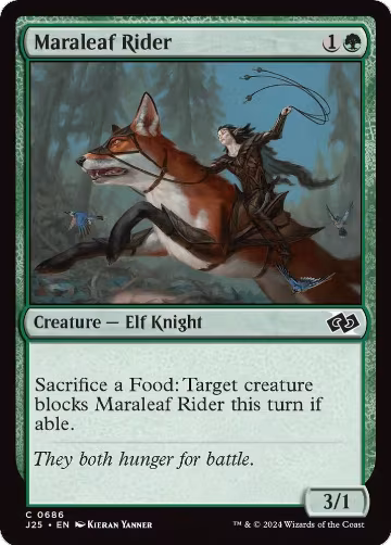 Maraleaf Rider (686), Foundations Jumpstart — Magic card price