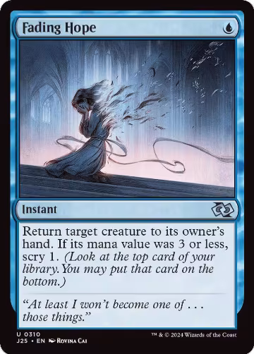Fading Hope (310), Foundations Jumpstart — Magic card price