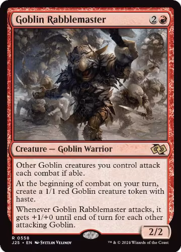 Goblin Rabblemaster (558), Foundations Jumpstart — Magic card price