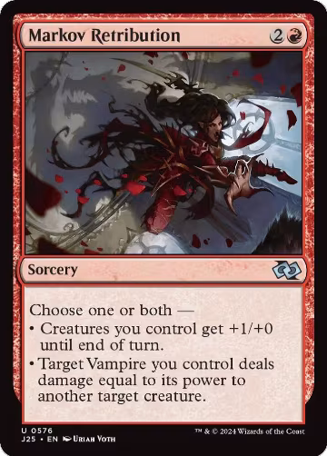Markov Retribution (576), Foundations Jumpstart — Magic card price