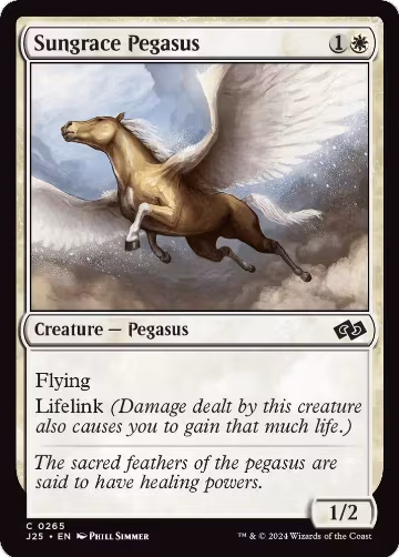Sungrace Pegasus (265), Foundations Jumpstart — Magic card price