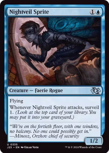 Nightveil Sprite (335), Foundations Jumpstart — Magic card price
