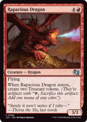 Rapacious Dragon (588), Foundations Jumpstart — Magic card price
