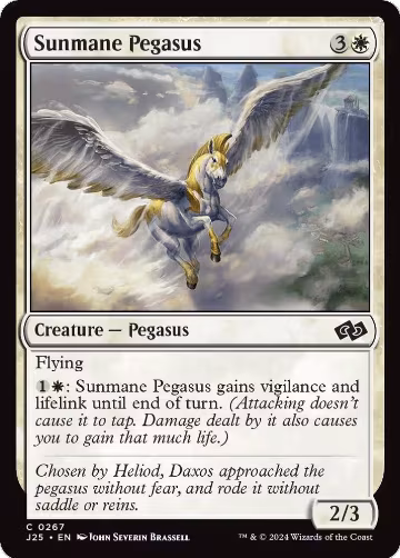 Sunmane Pegasus (267), Foundations Jumpstart — Magic card price