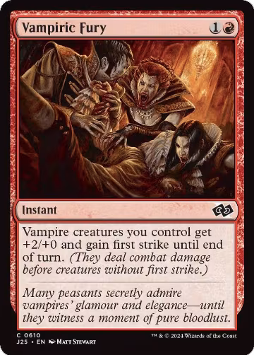 Vampiric Fury (610), Foundations Jumpstart — Magic card price