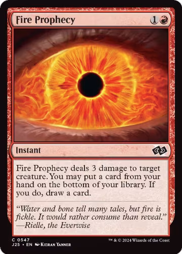 Fire Prophecy (547), Foundations Jumpstart — Magic card price