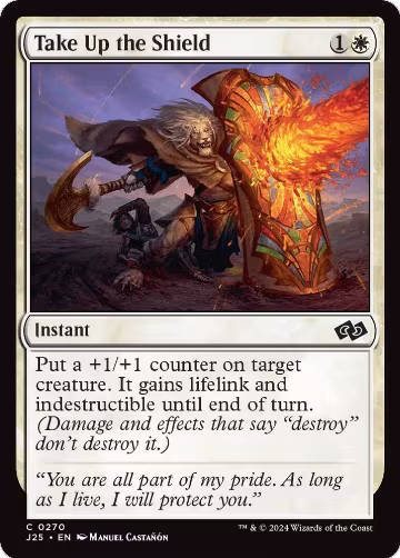 Take Up the Shield (270), Foundations Jumpstart — Magic card price