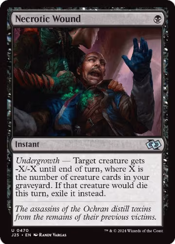 Necrotic Wound (470), Foundations Jumpstart — Magic card price