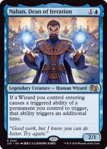 Naban, Dean of Iteration (Anime) (61), Foundations Jumpstart — Magic card price