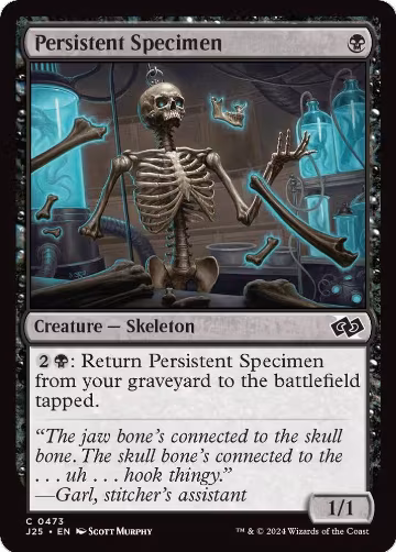 Persistent Specimen (473), Foundations Jumpstart — Magic card price